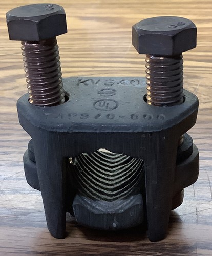 Burndy KVS40 Mechanical Cable Tap Connector 3/0-800 RUN 400-800 - Picture 10 of 11