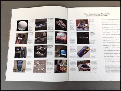 1996 Chevrolet Astro Van 24-page Original Car Sales Brochure
