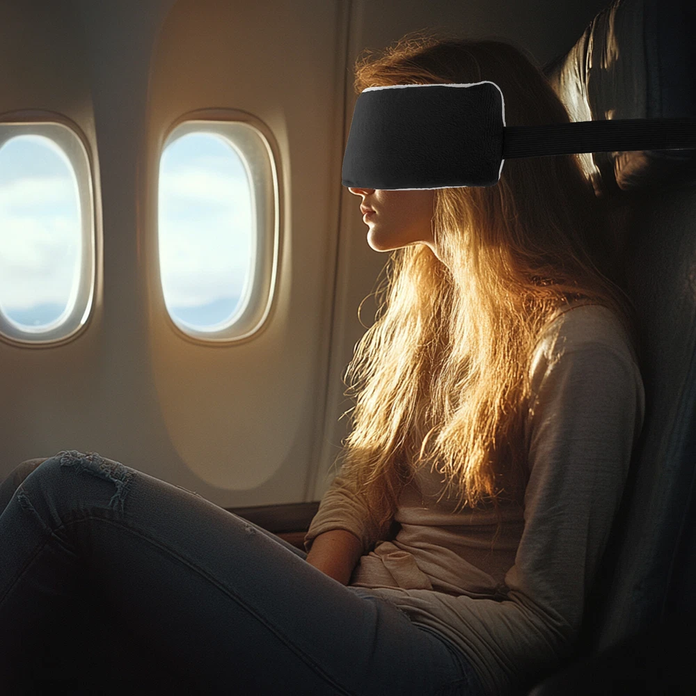 Travel Pillow Alternative Portable Neck Support Band Adjustable Head♔
