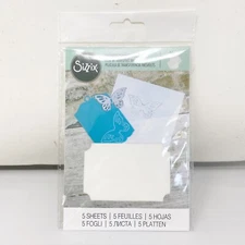 Sizzix White Ink Sheets Transfer Film 5 Pack Craft Card Making 660546 NEW