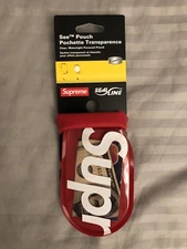 Supreme x SealLine Red Box Logo See Pouch ( Small )
