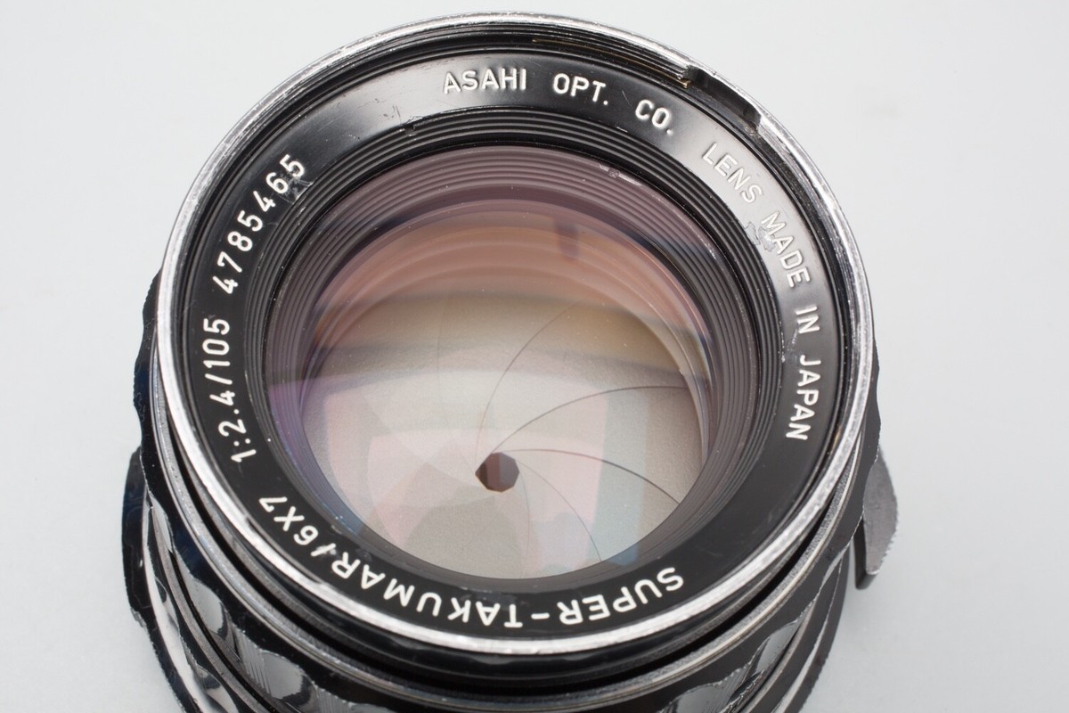 Pentax 6x7 SMC 105mm f2.4 f/2.4 Lens, Takumar 6x7 67 For Pentax 67
