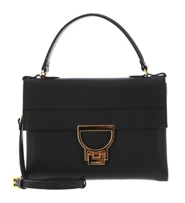 COCCINELLE Arlettis Handbag Handtasche Tasche Noir schwarz