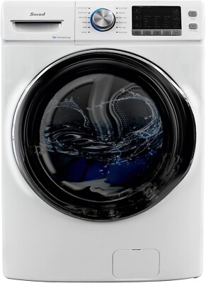 SMAD 4.5 Cu.Ft White Front Load Washing Machine For Apartment Dorm