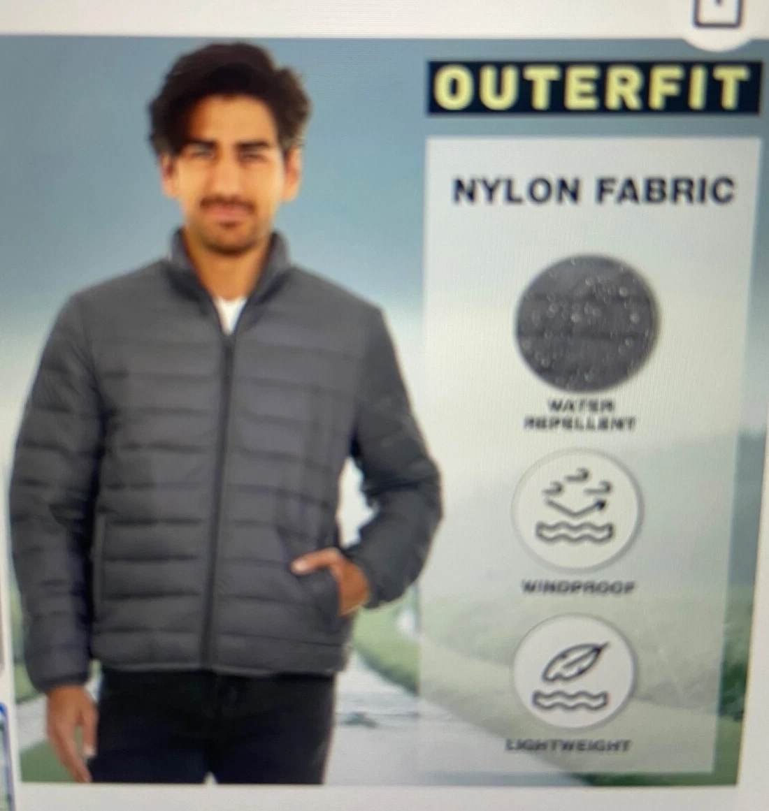 Mens Port Authority Lightweight Puffer Jacket XL