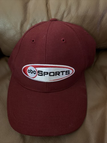 Vintage ABC Sports Hat Top Of The World Burgundy SnapBack