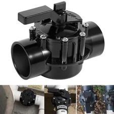 Black 4716 2-Port 2 to 2-1/2-Inch Positive Seal NeverLube Valve Fits for Jandy