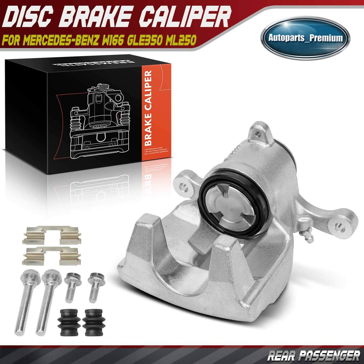 Rear Passenger Right Brake Caliper for Mercedes-Benz W166 GLE350