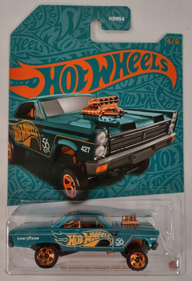 Hot Wheels '65 Mercury Comet Cyclone #4/6 - 2024 Pearl and Chrome 56th