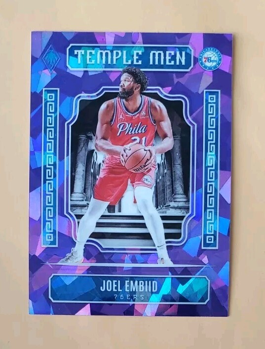 2023-24 Phoenix Purple Ice 25/25 Joel Embiid #14 Temple Men SSP