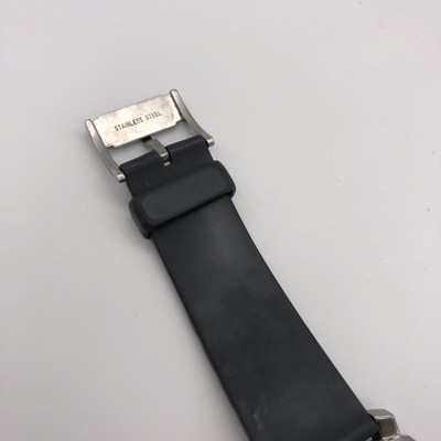 Fossil Gunmetal Dial Silicone Band Grey Watch for Men for sale  