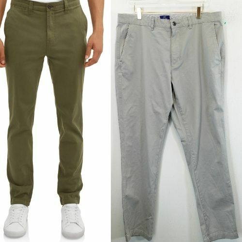 GEORGE Men's Ivory Gray Chino Trouser 