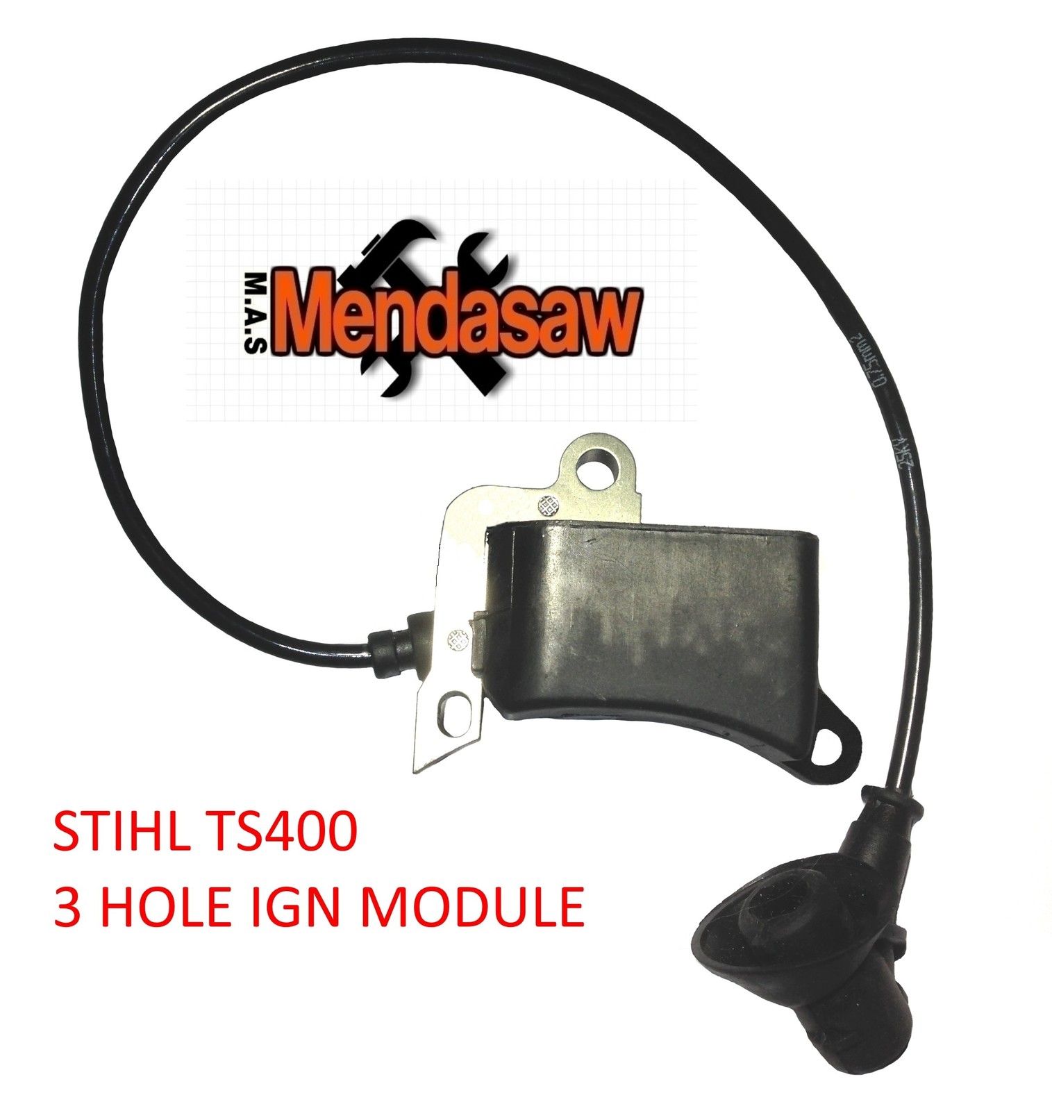 STIHL TS400 IGNITION COIL 3 HOLE IGN 