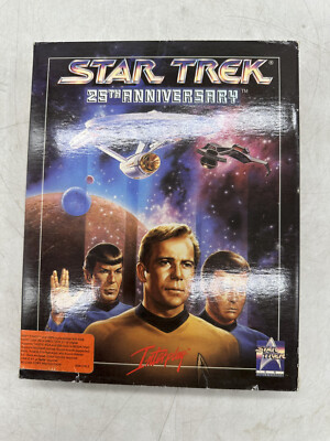 Star Trek 25th Anniversary (PC, InterPlay, 1991) Flight Simulator / Role Playing