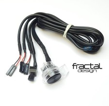 FRACTAL DESIGN DEFINE XL R2 POWER + RESET KIT. NEW