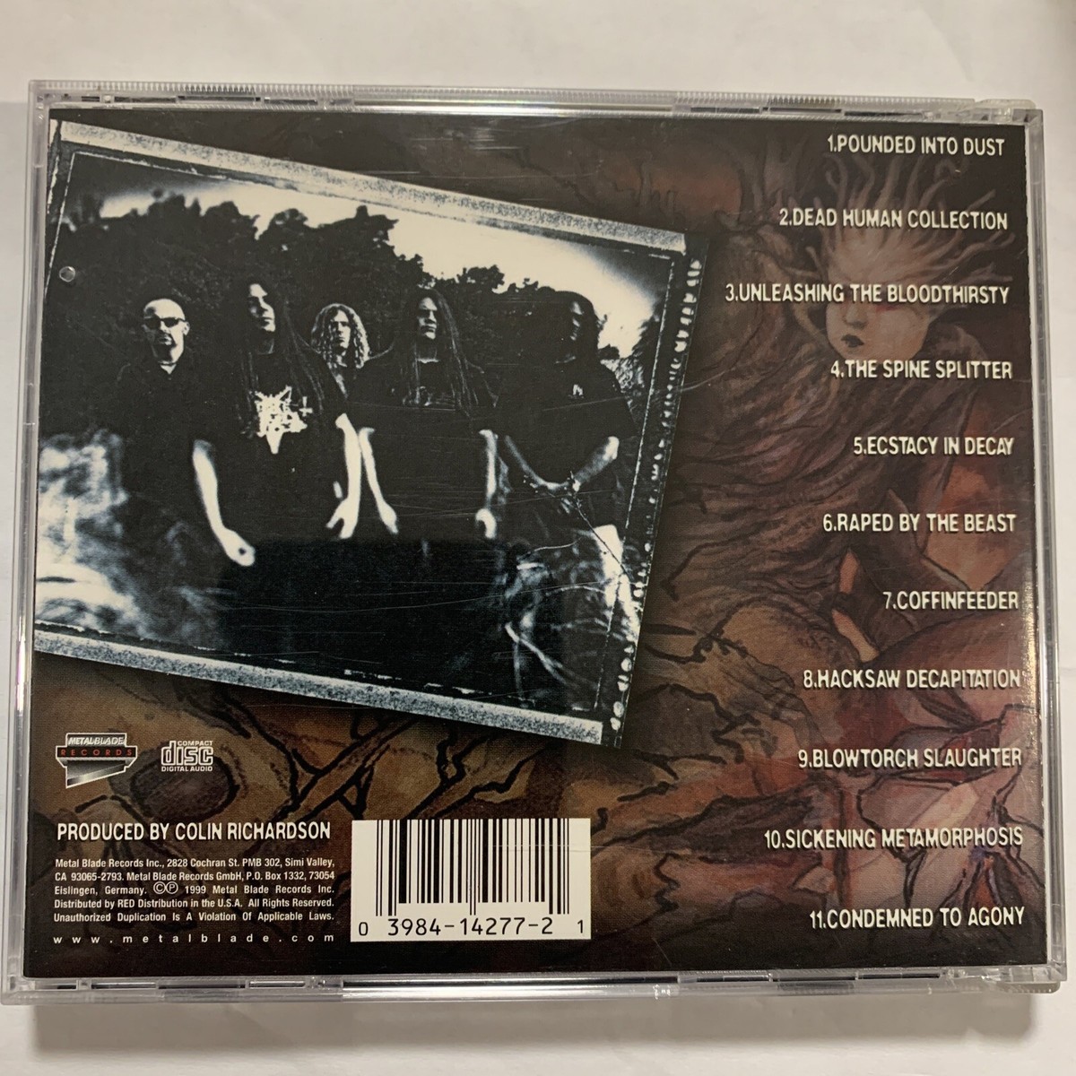 Cannibal Corpse CD 11枚 まとめ売り 帯付き Cannibal Corpse - Gore Obsessed Cassette 2023 Hells Headbangers