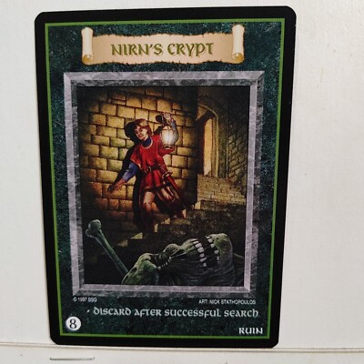 NIRN'S CRYPT  ---  WARLORDS CCG --- NM