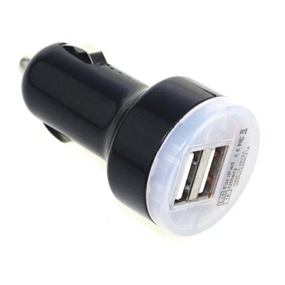 ABLEGRID DC 12V/24V USB 2.0 5V 2A/2000mA & 1A Car Charger Power Adapter Cigarette Lighter