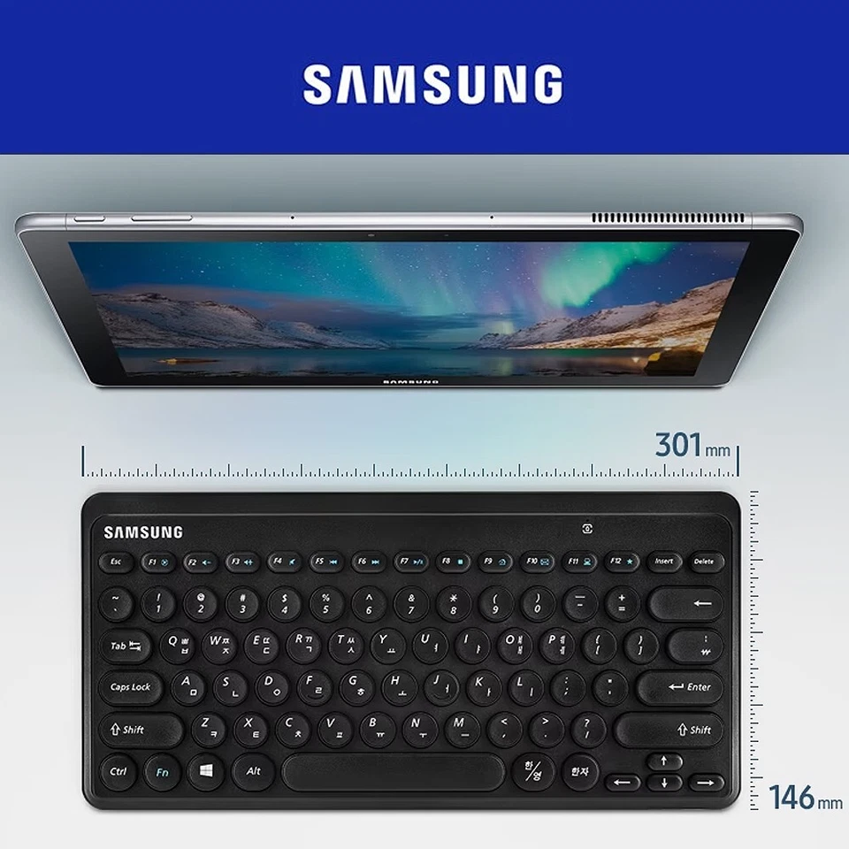 SAMSUNG Wireless Tablet Mini Keyboard Mouse Set SRP-9610B Superior Performance - Image 3 of 4