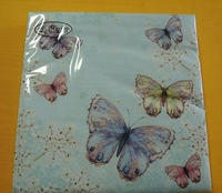 20 Servietten Schmetterlinge 1 Packung Ovp BlüTen Butterfly Motivservietten
