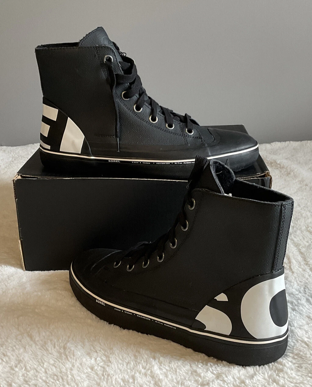 Sorel Men's Cheyanne Metro High Waterproof Boots Black Size 14 NM3923-010 NEW
