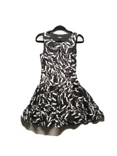 EXPRESS Flare Women Dress Mini Abstract Print Fully lined US Size 2