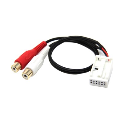 AUX-passt BMW.04-RCA Aux-Adapter RCA passt BMW 4CARMEDIA