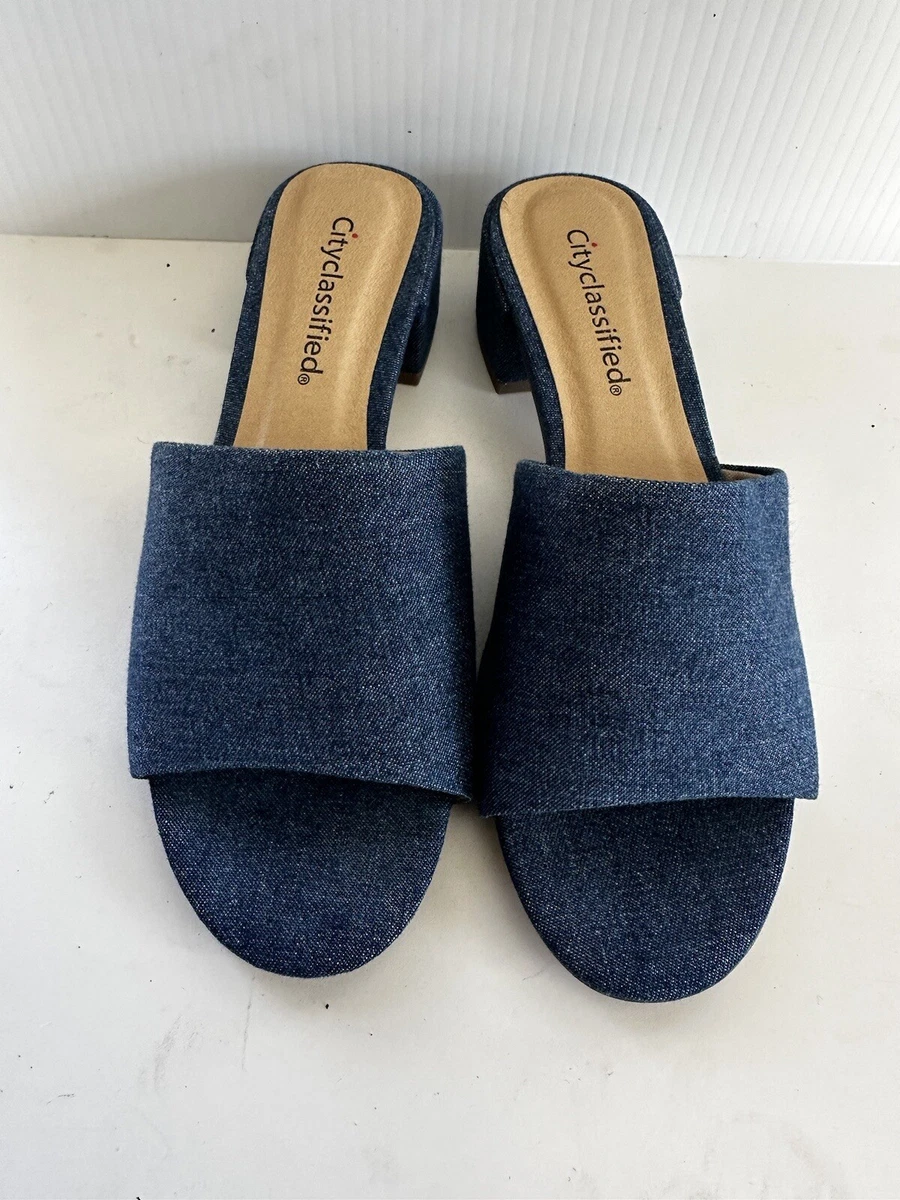 City classified slide sandals sale