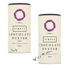 Simply Chocolate Duster 300g x 2 Cans Sweetened cocoa powder