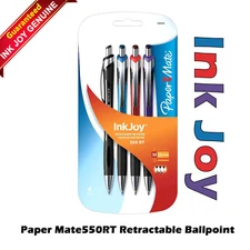 Paper Mate InkJoy 550RT Retractable Gel Pens Assorted Colors Medium Point 4 Pcs