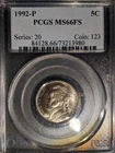 1992-P Jefferson Nickel — photo from another recent sale