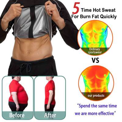 Fajas Para Hombres Reductoras Abdomen Sauna Chaleco Perdida Peso Quemar Grasa---
