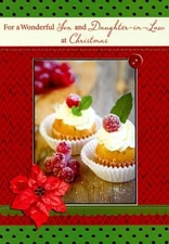 For a Wonderful Son & Daughter-in-Law... - CHRISTMAS GREETING CARD - 21984