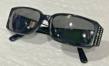 Versace Sunglasses Frame Lenses MOD4041B GB1/87 Black/Crystals Square Italy 54mm
