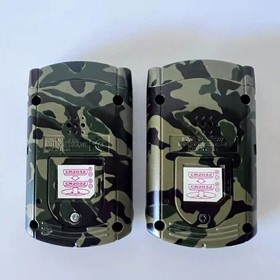 DC VMU Camo Camouflage Visual Memory Lot 2 w/ Cap HKT-7000 SEGA Dreamcast Japan