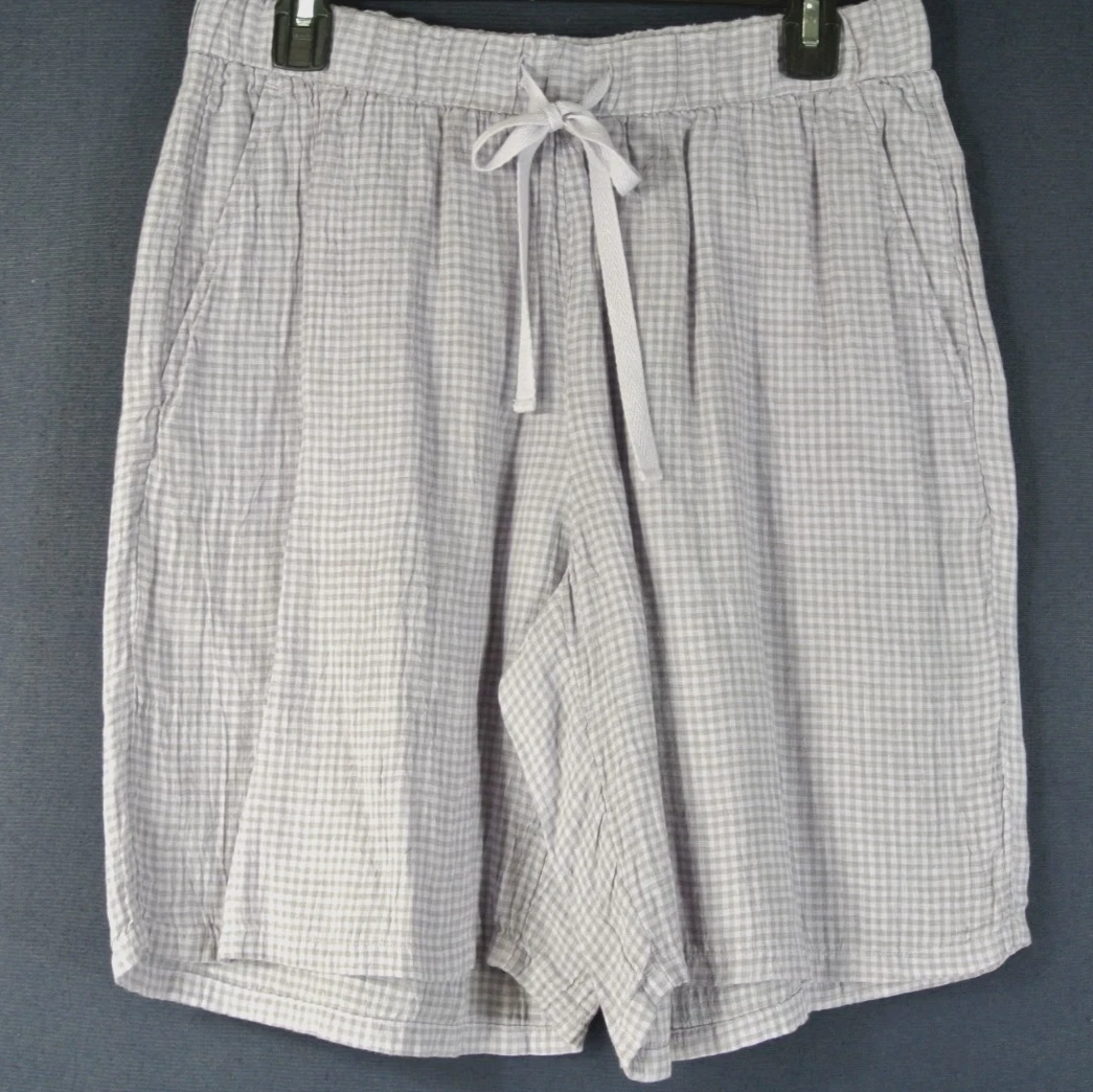 NEW Eileen Fisher MISTY LILAC Puckered Organic Linen Shorts size S #P3568
Opens in a new window or t