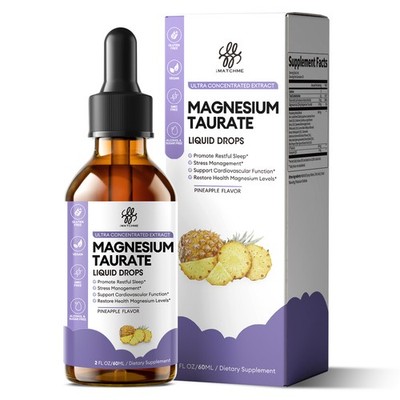 60ml Magnesium Taurate Liquid Drops Magnesium Potassium 200mg(VB6 Mg Q10)