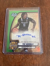 2024-25 Bowman University Chrome - Chrome Prospect Autographs Tre Norman #88...