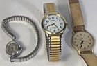 Timex Women's Watch Lot of 3 Untested Vintage WR Indiglo and Others As is Lot L4