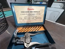 Vintage Speedex model 766K Wire Stripper Kit W/ Cutters Trig-O-Matic w/ Case
