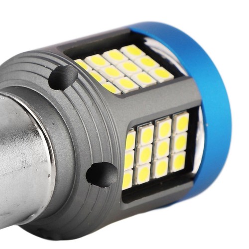 BA20D LED Motorcycle Headlight Bulb White High Brightness Wide View Motorbike - Picture 10 of 12