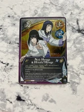 Hinata & Neji Hyuga  N-895 Rare Holo Foil Fangs Of The Snake Naruto 1st Ed Rare