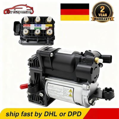 Kompressor Luftfederung+ Ventilblock Für Mercedes S-Klasse W221 C216 W166 X166
