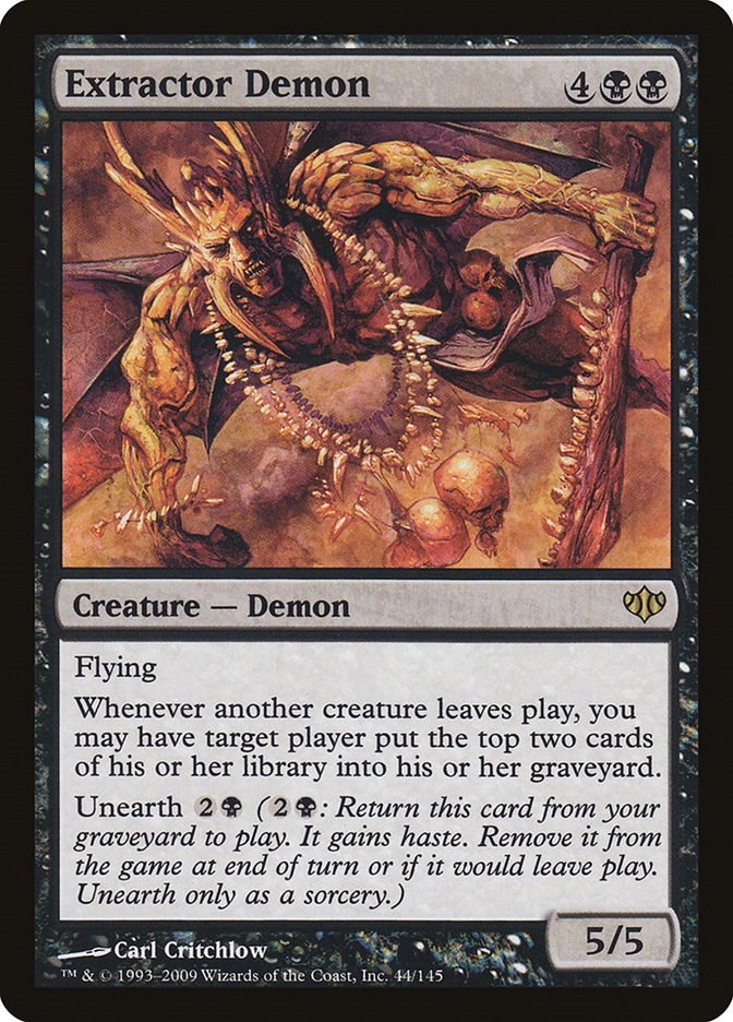 Conflux Extractor Demon MTG Magic the Gathering NM