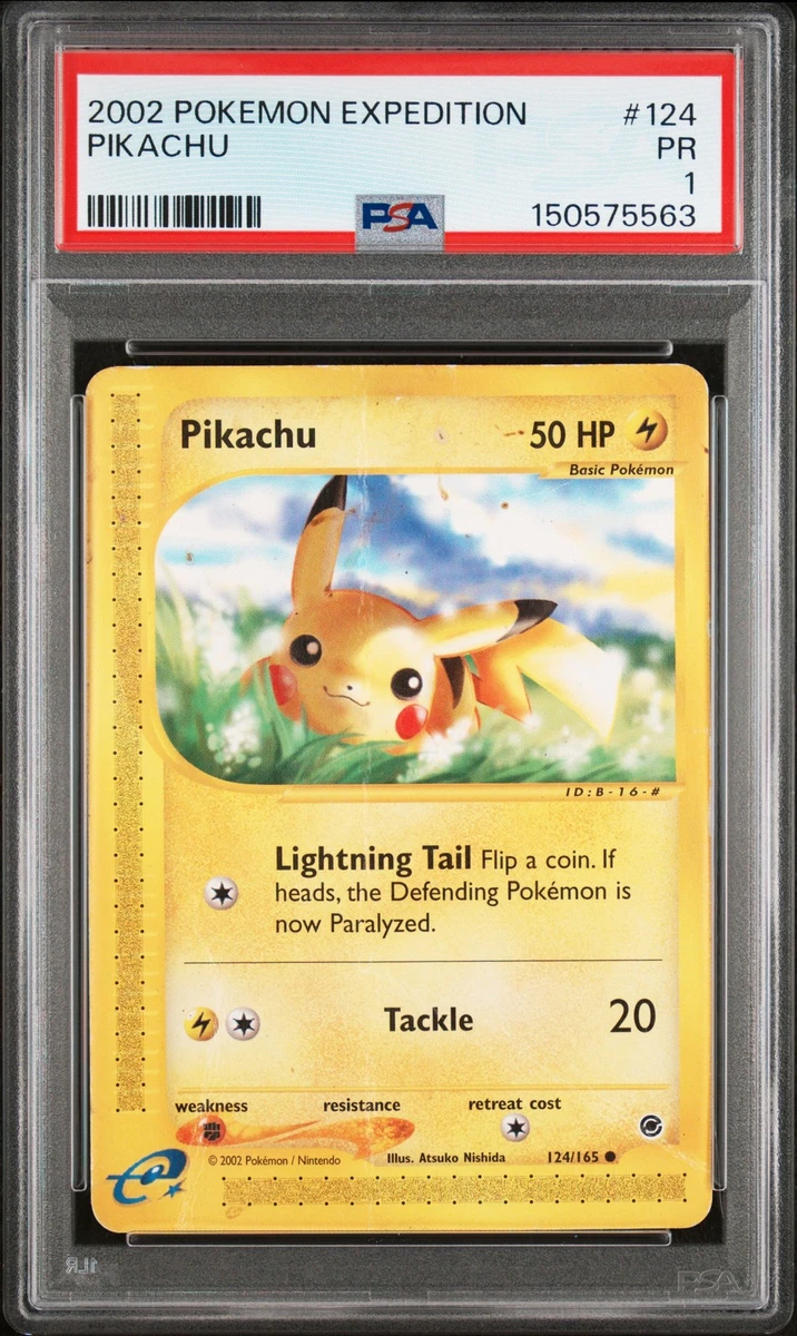 Pikachu Pokémon TCG Expedition Base Set Individual Collectible