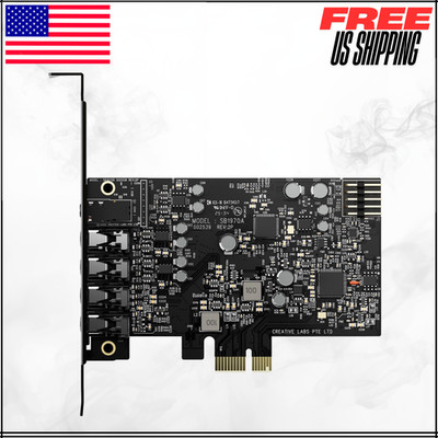 Sound Blaster Audigy Fx Pro Hi-res PCI-e Sound Card W/ 7.1 Surround
