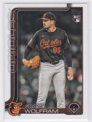2025 Topps Update Grant Wolfram Rookie Baltimore Orioles #US114