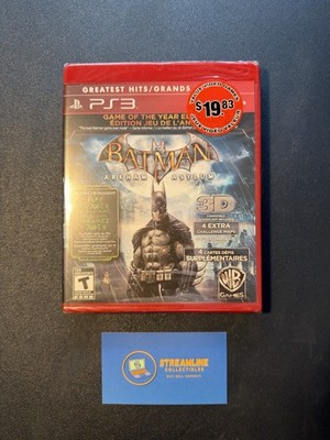 Batman: Arkham Asylum GOTY (Sony PlayStation 3 PS3, 2009) Brand New Sealed
