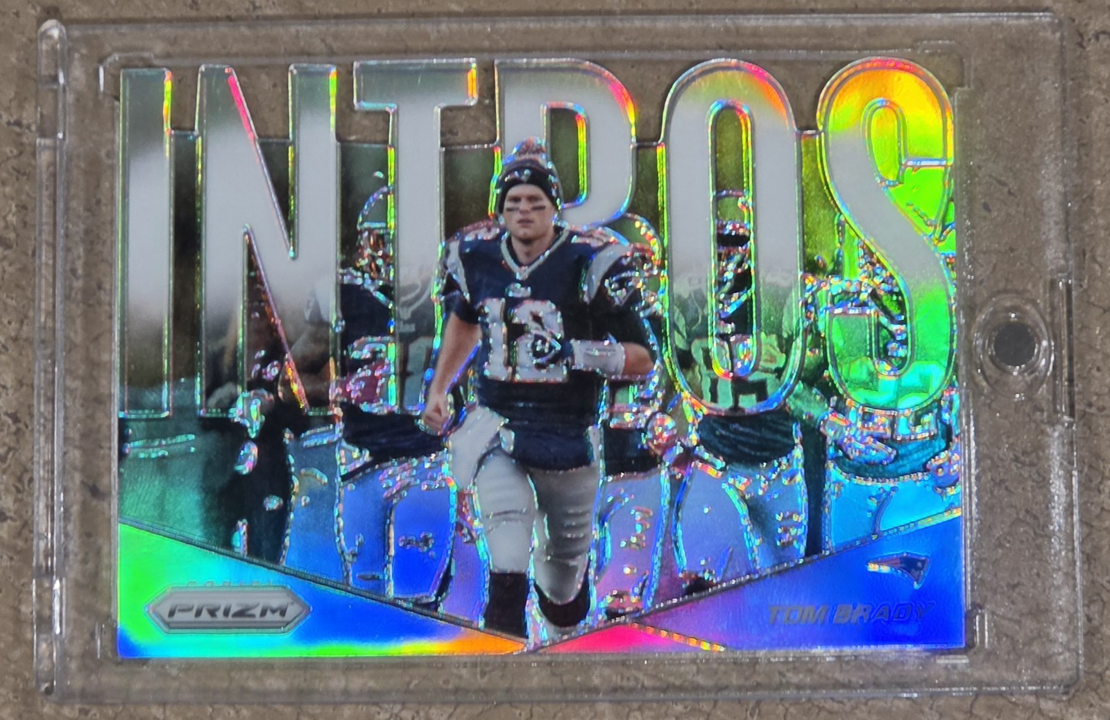 2014 Panini Prizm Tom Brady Intros Silver Prizm Refractor Die Cut I19 Rare Read