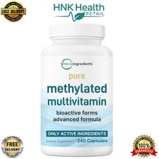 Micro Ingredients Pure Methylated Multivitamin, Immune Health - 240 Capsules